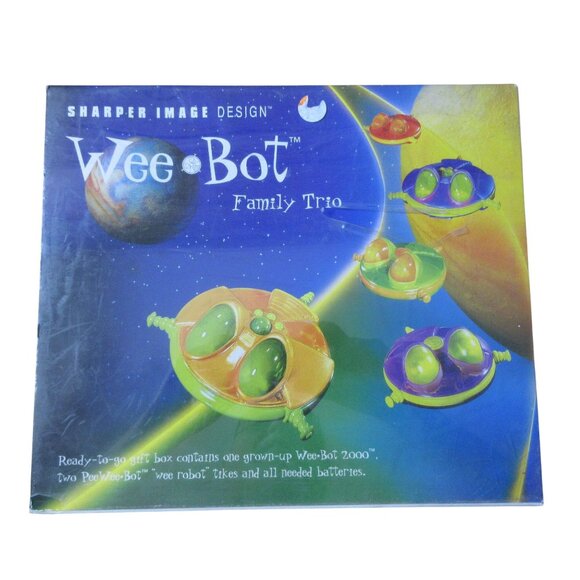 Sharper Image Design WEE BOT Family Trio 3 Robots - Wireless Translator - SEALED - Picture 1 of 9